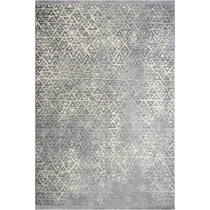 Conceptum Notta 1108 Alfombra de Pasillo 80 x 350 cm Gris y Crema